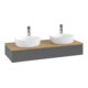 V&B Meuble sous lavabo sans structure de façade Antao 120x19x50cm, HL, WBP hon. Oa, A m Lac-4