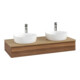 V&B Meuble sous lavabo sans structure de façade Antao 120x19x50cm, HL, WBP hon. Oa, blanc wal-1