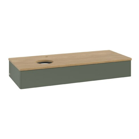 V&B Meuble sous lavabo sans structure de façade Antao 120x19x50cm, HL, WBP hon. Oa, le g. m La
