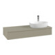 V&B Meuble sous lavabo sans structure de façade Antao 120x19x50cm, HL, WBP Lac, blanc brillant Lac