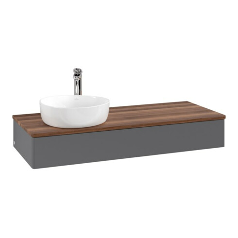 V&B Meuble sous-lavabo sans structure de façade Antao 120x19x50cm, HL, WBP w wa, A m Lac