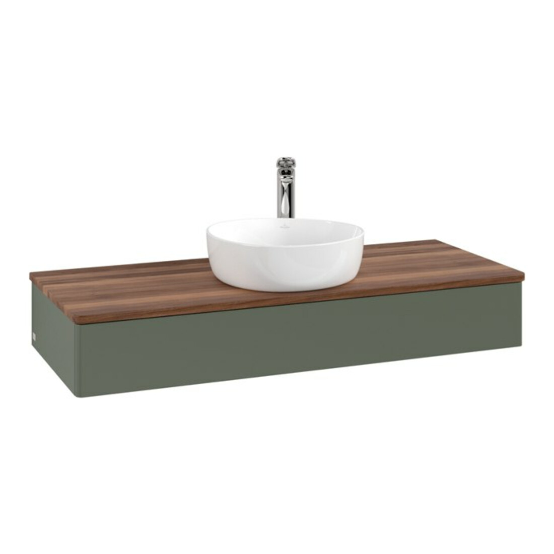 V&B Meuble sous lavabo sans structure de façade Antao 120x19x50cm, HL, WBP w wa, le gre. m Lac