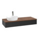 V&B Meuble sous lavabo sans structure de façade Antao 120x19x50cm, HL, WBP w. wal, bla m Lac-3