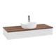 V&B Meuble sous-lavabo sans structure de façade Antao 120x19x50cm, HL, WBP w. wal, blanc brillant Lac-3