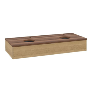 V&B Meuble sous lavabo sans structure de façade Antao 120x19x50cm, HL, WBP w. wal, hon. Oa