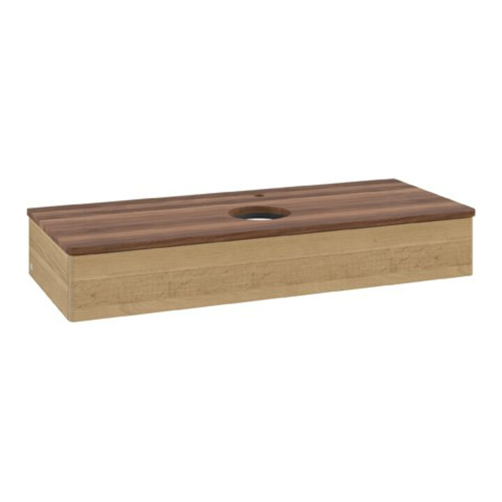 V&B Meuble sous lavabo sans structure de façade Antao 120x19x50cm, HL, WBP w. wal, hon. Oa