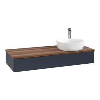V&B Meuble sous-lavabo sans structure de façade Antao 120x19x50cm, HL, WBP w wal, md bl. m Lac