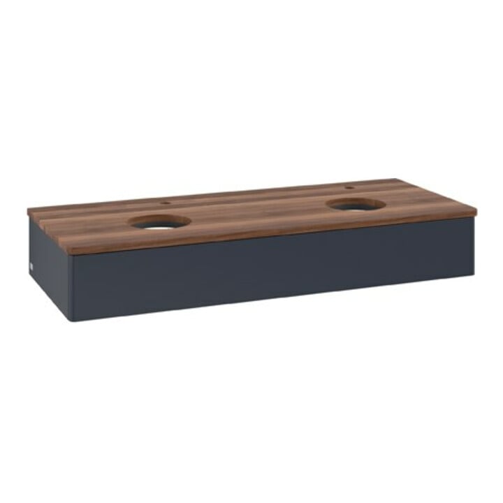V&B Meuble sous lavabo sans structure de façade Antao 120x19x50cm, HL, WBP w wal, md bl. m Lac