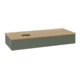 V&B Meuble sous-lavabo sans structure de façade Antao 120x19x50cm, WBP chêne hon., gris clair m Lac-1