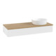 V&B Meuble sous lavabo sans structure de façade Antao 120x19x50cm, WBP hon. Oa, blanc mat Lac