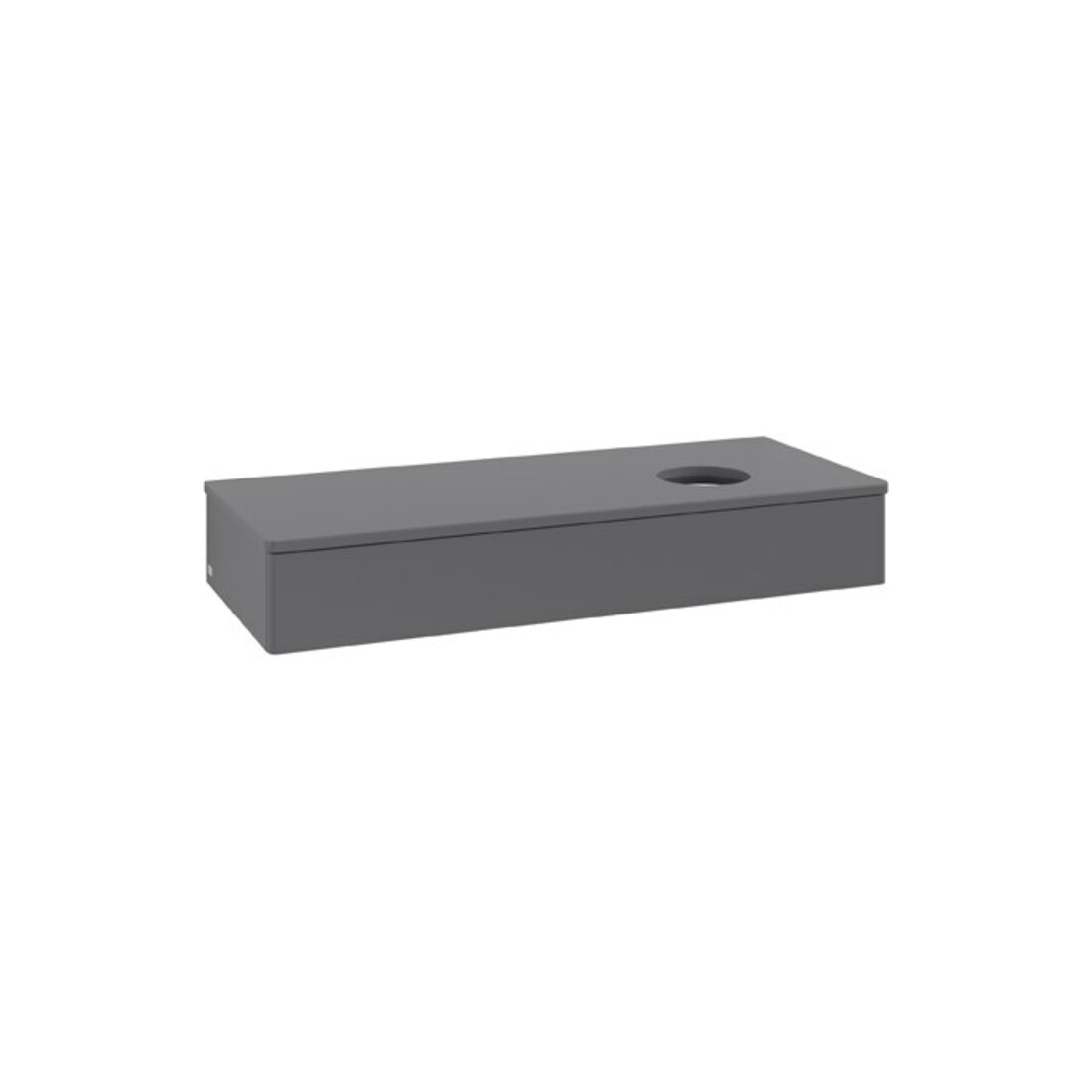 V&B Meuble sous-lavabo sans structure de façade Antao 120x19x50cm, WBP Laqué, Anthracite m Laqué