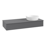 V&B Meuble sous-lavabo sans structure de façade Antao 120x19x50cm, WBP Laqué, Anthracite m Laqué-3