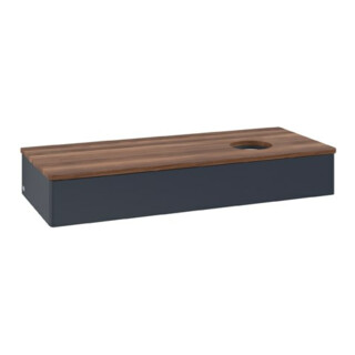 V&B Meuble sous lavabo sans structure de façade Antao 120x19x50cm, WBP w. wal, md bl. m Lac