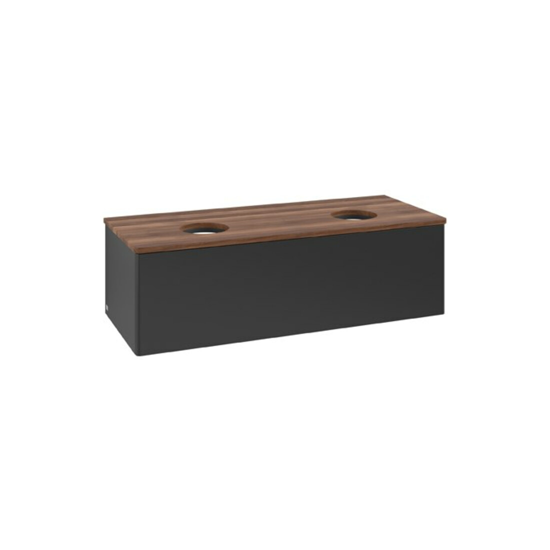 V&B Meuble sous-lavabo sans structure de façade Antao 120x36x50 cm, couleur WBP blanc wal, bleu m Lac