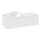 V&B Meuble sous lavabo sans structure de façade Antao 120x36x50 cm, couleur WBP Lac, blanc avec Lac-3