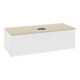 V&B Meuble sous lavabo sans structure de façade Antao 120x36x50cm, couleur WBP botti., blanc mat-3