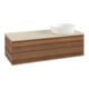 V&B Meuble sous lavabo sans structure de façade Antao 120x36x50cm, couleur WBP botti., noyer w.-4
