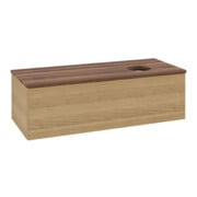 V&B Meuble sous lavabo sans structure de façade Antao 120x36x50cm, couleur WBP chêne miel