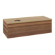 V&B Meuble sous lavabo sans structure de façade Antao 120x36x50cm, couleur WBP hon. Oa, blanc wal-1