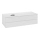 V&B Meuble sous lavabo sans structure de façade Antao 120x36x50cm, couleur WBP Lac, blanc brillant Lac-4