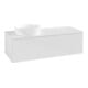 V&B Meuble sous lavabo sans structure de façade Antao 120x36x50cm, couleur WBP Lac, blanc brillant Lac-1