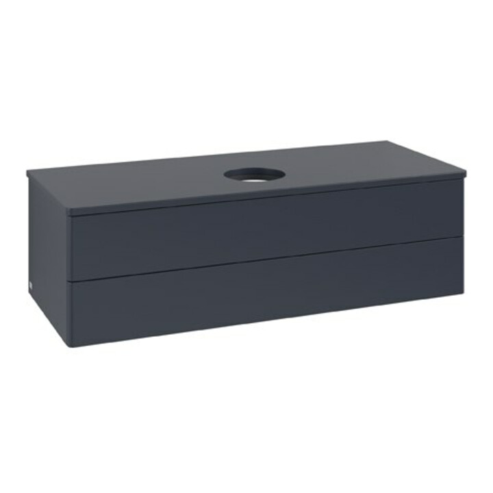 V&B Meuble sous lavabo sans structure de façade Antao 120x36x50cm, couleur WBP Lac, md bl. m Lac