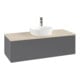V&B Meuble sous-lavabo sans structure de façade Antao 120x36x50cm, HL, WBP botti., A m Lac-3