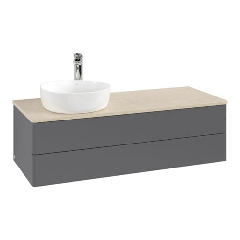 V&B Meuble sous lavabo sans structure de façade Antao 120x36x50cm, HL, WBP botti., A m Lac