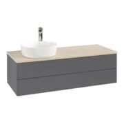V&B Meuble sous lavabo sans structure de façade Antao 120x36x50cm, HL, WBP botti., A m Lac-3