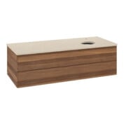 V&B Meuble sous lavabo sans structure de façade Antao 120x36x50cm, HL, WBP botti., blanc noyer-4