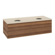 V&B Meuble sous-lavabo sans structure de façade Antao 120x36x50cm, HL, WBP botti., blanc noyer-3