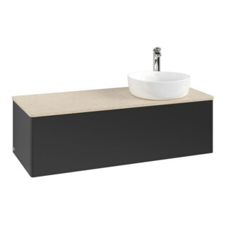 V&B Meuble sous lavabo sans structure de façade Antao 120x36x50cm, HL, WBP botti., bleu m Lac