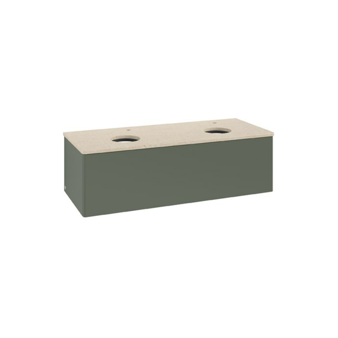 V&B Meuble sous lavabo sans structure de façade Antao 120x36x50cm, HL, WBP botti., le g. m Lac