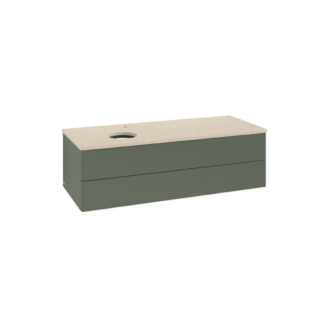 V&B Meuble sous lavabo sans structure de façade Antao 120x36x50cm, HL, WBP botti., le g. m Lac