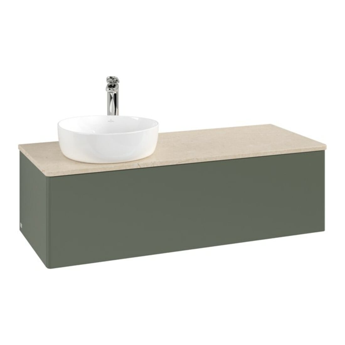 V&B Meuble sous lavabo sans structure de façade Antao 120x36x50cm, HL, WBP botti., le g. m Lac