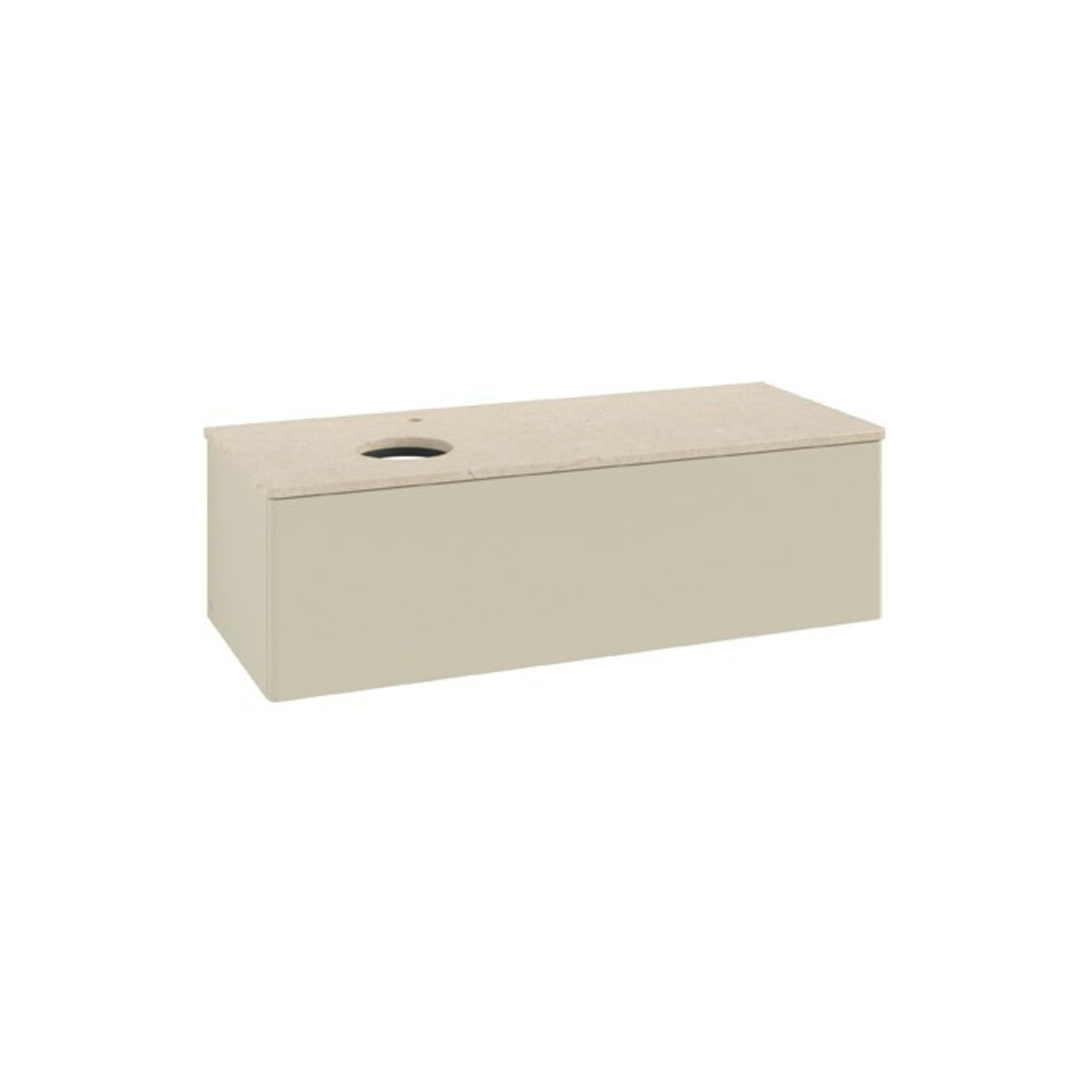 V&B Meuble sous lavabo sans structure de façade Antao 120x36x50cm, HL, WBP botti., si Gr m Lac
