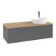 V&B Meuble sous lavabo sans structure de façade Antao 120x36x50cm, HL, WBP hon. Oa, A m Lac-1
