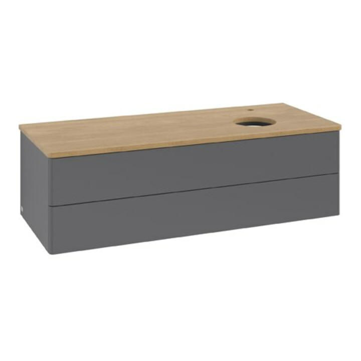 V&B Meuble sous lavabo sans structure de façade Antao 120x36x50cm, HL, WBP hon. Oa, A m Lac