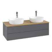V&B Meuble sous lavabo sans structure de façade Antao 120x36x50cm, HL, WBP hon. Oa, A m Lac-4