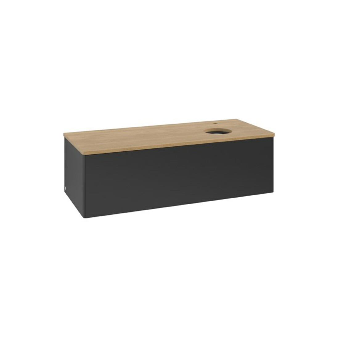 V&B Meuble sous lavabo sans structure de façade Antao 120x36x50cm, HL, WBP hon. Oa, bleu m Lac