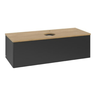 V&B Meuble sous lavabo sans structure de façade Antao 120x36x50cm, HL, WBP hon. Oa, bleu m Lac