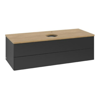 V&B Meuble sous lavabo sans structure de façade Antao 120x36x50cm, HL, WBP hon. Oa, bleu m Lac