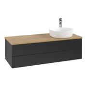 V&B Meuble sous lavabo sans structure de façade Antao 120x36x50cm, HL, WBP hon. Oa, bleu m Lac-3