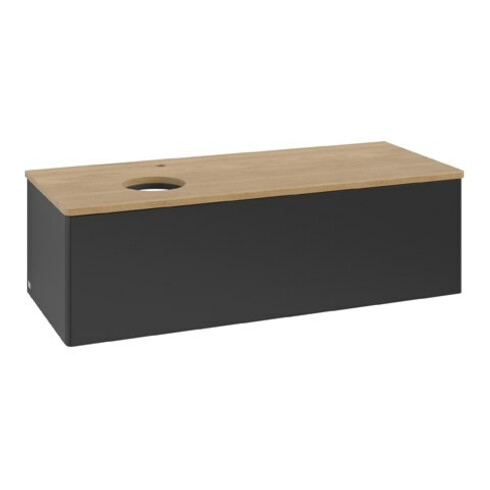 V&B Meuble sous-lavabo sans structure de façade Antao 120x36x50cm, HL, WBP hon. Oa, bleu m Lac