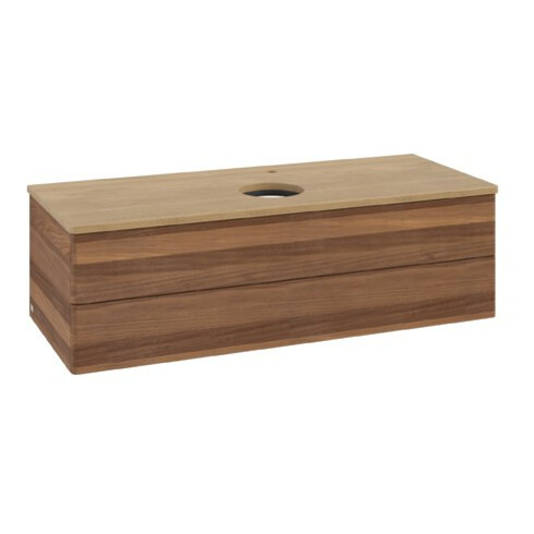 V&B Meuble sous lavabo sans structure de façade Antao 120x36x50cm, HL, WBP hon. Oa, w. wal