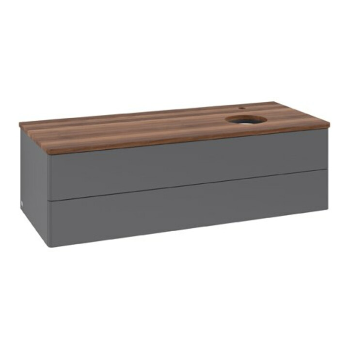 V&B Meuble sous-lavabo sans structure de façade Antao 120x36x50cm, HL, WBP w wa, A m Lac