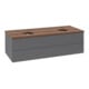 V&B Meuble sous-lavabo sans structure de façade Antao 120x36x50cm, HL, WBP w wa, A m Lac-3