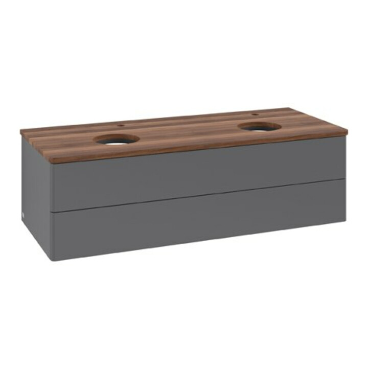 V&B Meuble sous-lavabo sans structure de façade Antao 120x36x50cm, HL, WBP w wa, A m Lac