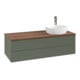 V&B Meuble sous lavabo sans structure de façade Antao 120x36x50cm, HL, WBP w wa, le gre. m Lac-4