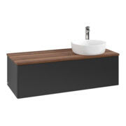 V&B Meuble sous lavabo sans structure de façade Antao 120x36x50cm, HL, WBP w. wal, bla m Lac